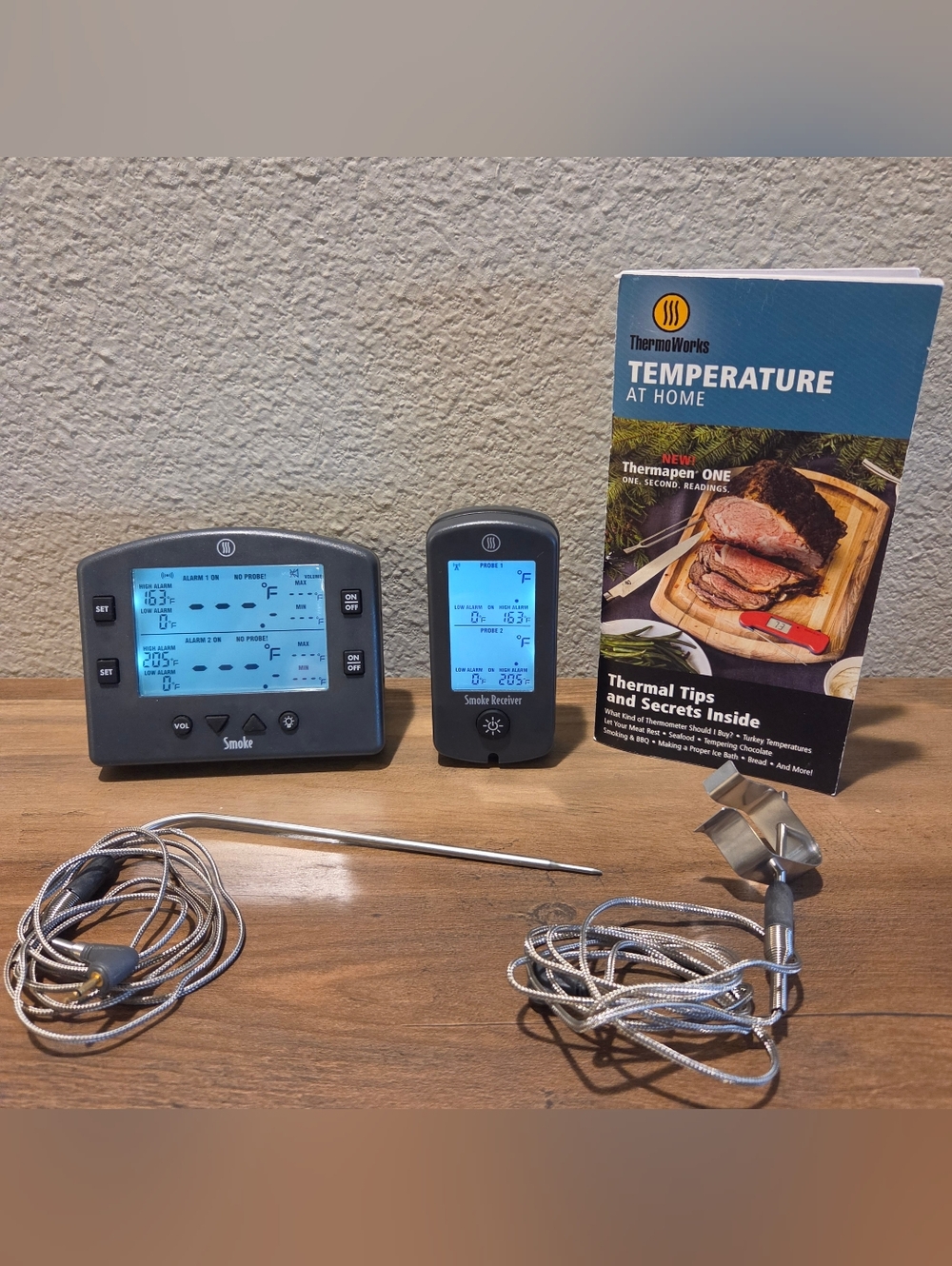 ThermoWorks Smoke Remote BBQ Alarm Thermometer